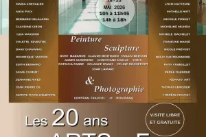 Les 20 ans d’Arts et Fêtes! Exposition au Palais des Congrès.