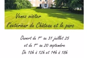 Visite extérieure du château et du parc de Brans