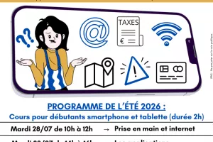 LES ATELIERS DU NUMÉRIQUE : DÉBUTANT SPARTPHONE ET TABLETTE