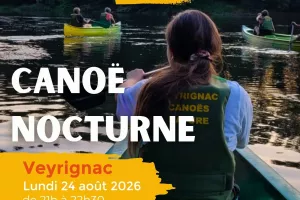 ÉTÉ ACTIF : Canoë Nocturne à Veyrignac