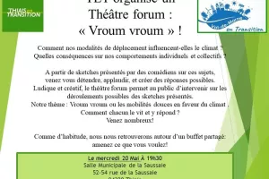Thiais en transition - 20/05/2026- Théâtre-Forum « Vroum vroum » !