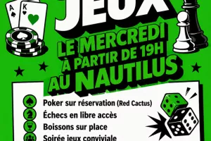Soirée Jeux : Echec & Poker
