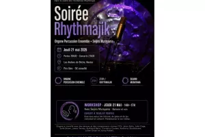Soirée Rhythmajik – Orgone Percussion Ensemble avec Seijiro Murayama