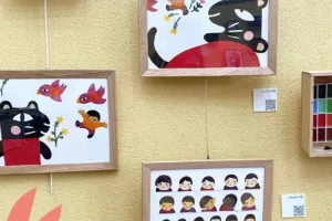 Exposition autour de l'album "Ma mère est une panthère" de Malika Doray