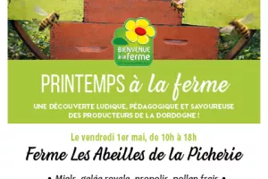 Printemps à la Ferme- Bienvenue à la Ferme -  Visite de la Ferme Les Abeilles de la Picherie