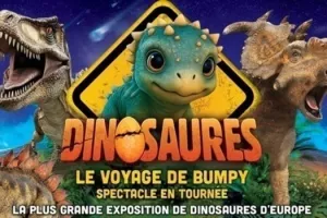 Dinosaures: Le voyage de Bumpy®, l'exposition-spectacle à Agen - Tour 2026