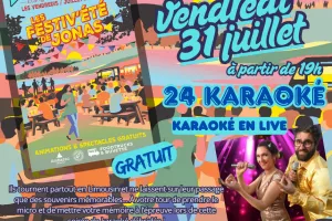 Les Festiv'Eté de Jonas : 24 Karaoké