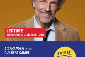 Festival Culturissimo - Lecture de Stéphane Freiss