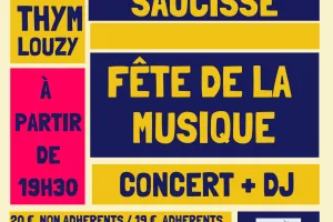 Rougail Saucisse et Fête de la musique à Louzy