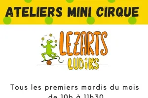 Atelier de cirque avec Lezarts Ludiks pour les moins de 3 ans