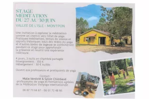 Stage méditation