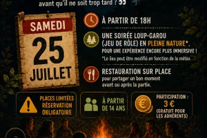 Soirée Loup-garou - Jeu de rôle.
