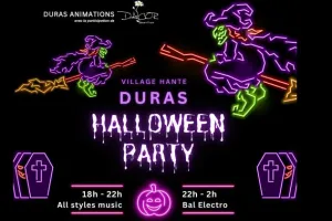 Halloween party dans le village de Duras
