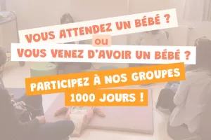 Groupe parents-bébé jardin public