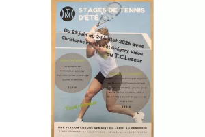 Stage de tennis d'été