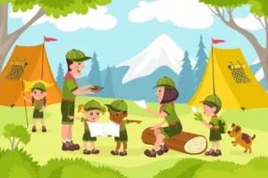Les Explorateurs au camping