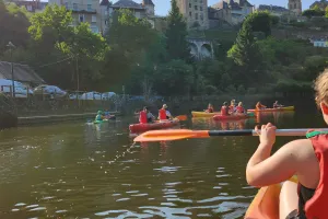 Uzerche en canoë - visite sur la Vézère