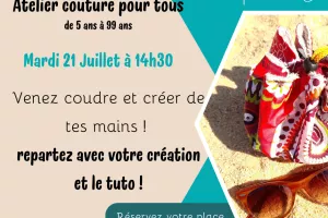 Atelier couture Adultes et Enfants