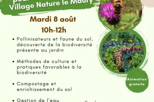 Un jardin au naturel pour la biodiversité