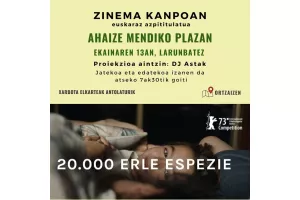 Zinema Kapoan : cinéma en plein air en basque