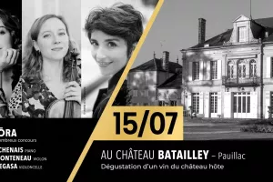 Les Estivales de Musique en Médoc au Château Batailley : de Vienne à Buenos Aires avec le Trio Sora
