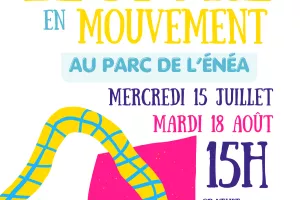 Lecture en mouvement – Au parc de l'énéa