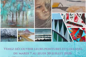 EXPOSITION COLLECTIVE : "9 ARTISTES, 9 COULEURS, 9 MOUVEMENTS..."