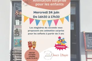 Animation surprise pour les enfants