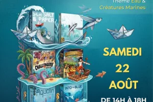 Animation Jeux de Société Thème "Eau & Créatures Marines"