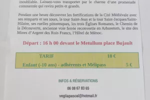 Balade en petit train touristique à Melle