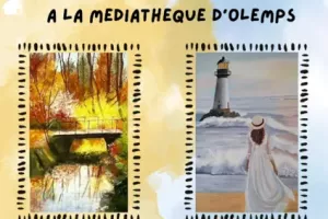 Exposition à la médiathèque "De la terre...à la mer"