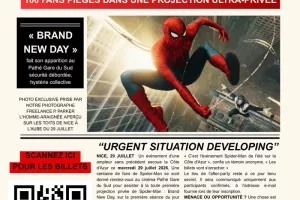 Spider-Man : Brand New Day à Nice — Journée fan : projection privée + after-party (29 juillet 2026)
