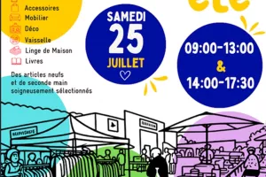 Grande braderie solidaire de l'été du Secours Populaire