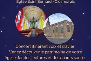 Nuit des Eglises à l'église Saint Bernard de Clairmarais (62)