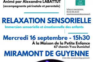 Atelier parenthèse : Relaxation sensorielle