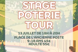 STAGE POTERIE TOUR  - LUNDI 13 JUILLET