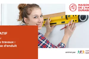 Petits travaux dans mon logement : pose d'enduit