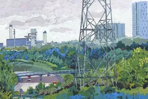 "Aux Abords de la Ville" - Peintures et dessins de Sylvie Beaufils