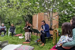 Concert apéritif au Jardin du luthier - Concert esquissé du Duo de l’Orme