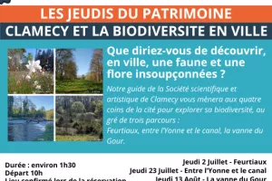 Visite commentée - Clamecy et la biodiversité en ville
