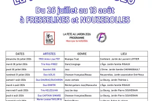 La fête au jardin