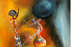 EXPOSITION "FUSION DES MATIÈRES" JEF SABUCO & FRANCK COLLE –– CHEZ ARABESQUE