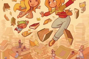 Lecture dans le jardin de la librairie