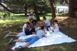 Pique-nique à l'Arboretum du Château de Neuvic d'Ussel
