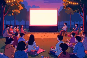 Cinéma en plein air à Feytiat