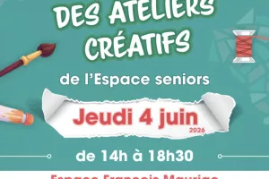Exposition des ateliers créatifs de l’Espace seniors