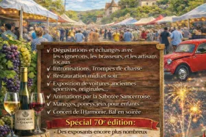 Cette année, c’est le 70EME Anniversaire de la "FÊTE DES VINS DES COTEAUX DU GIENNOIS"