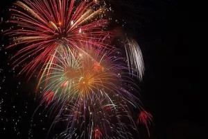 Feu d'artifice de la fête de la Sainte Madeleine