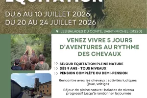SÉJOUR VACANCES EQUITATION