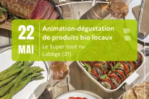 Animation-dégustation à Super Tout nu Labège